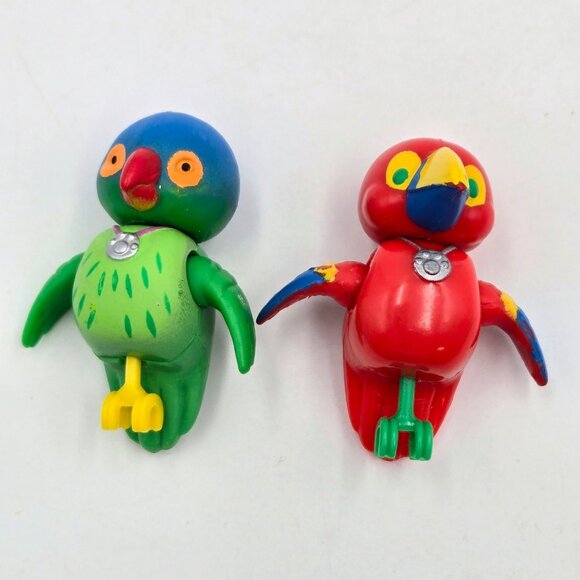 Vintage Littlest Pet Shop Toys Baby Bunnies Zoo Desert Parakeet Jolly Toucan Lot - Picture 10 of 13